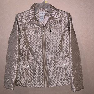 Vintage White Stag Quilted/Puffer Jacket